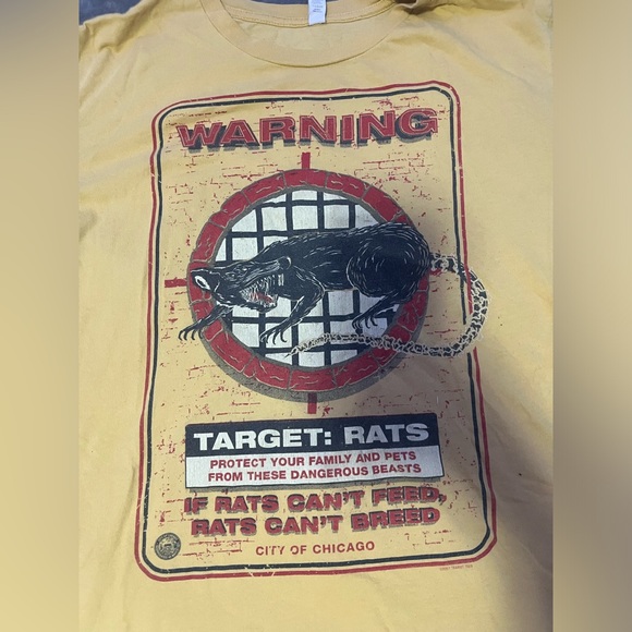 Funny Yellow Rat T-Shirt - Picture 1 of 4